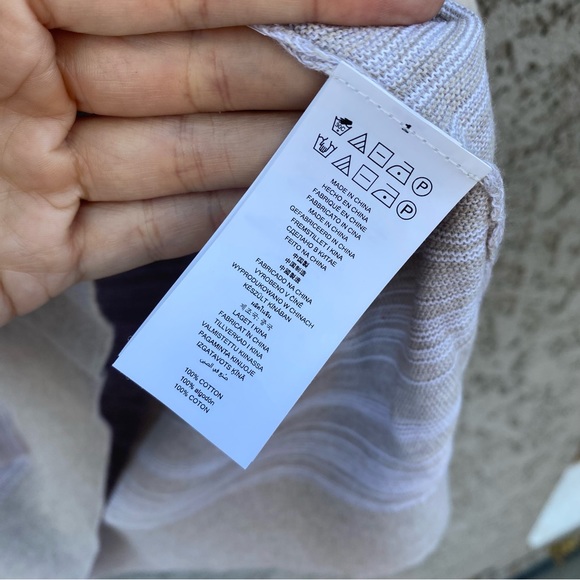 MICHAEL KORS Striped Oatmeal Crewneck Sweater - Picture 4 of 7